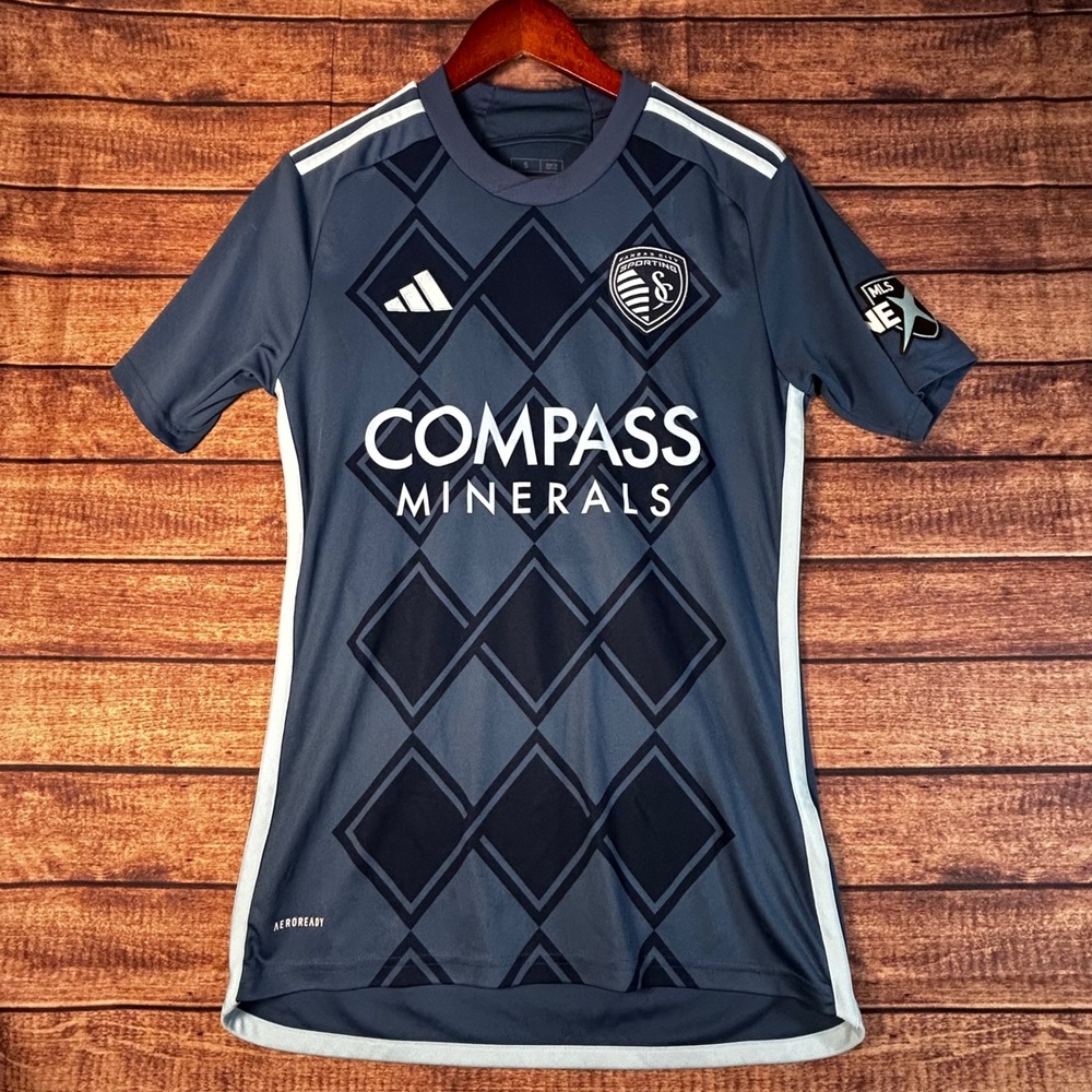 Adidas MLS Sporting Kansas City 2024 Authentic Verson Soccer Jersey Small S
